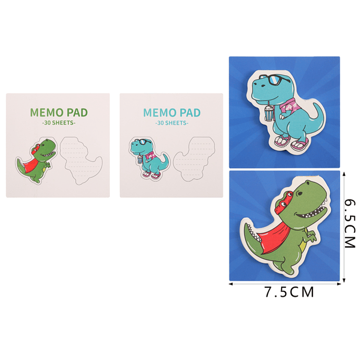 Notas De Papel Formado Dinosaurio 1