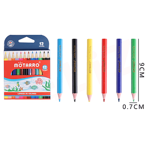 Lapices De Colores 9Cm 