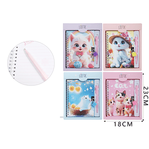 Conjunto De Agenda Con Candado