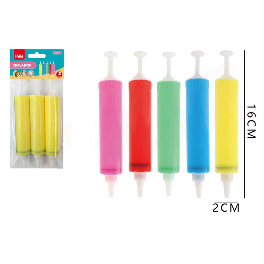 Inflador 2X16Cm 3Pcs 1