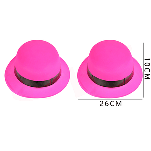 Gorro Fluor Fucsia 26X10Cm
