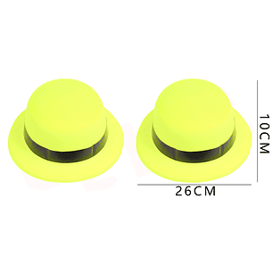 Gorro Fluor Amarillo 26X10Cm