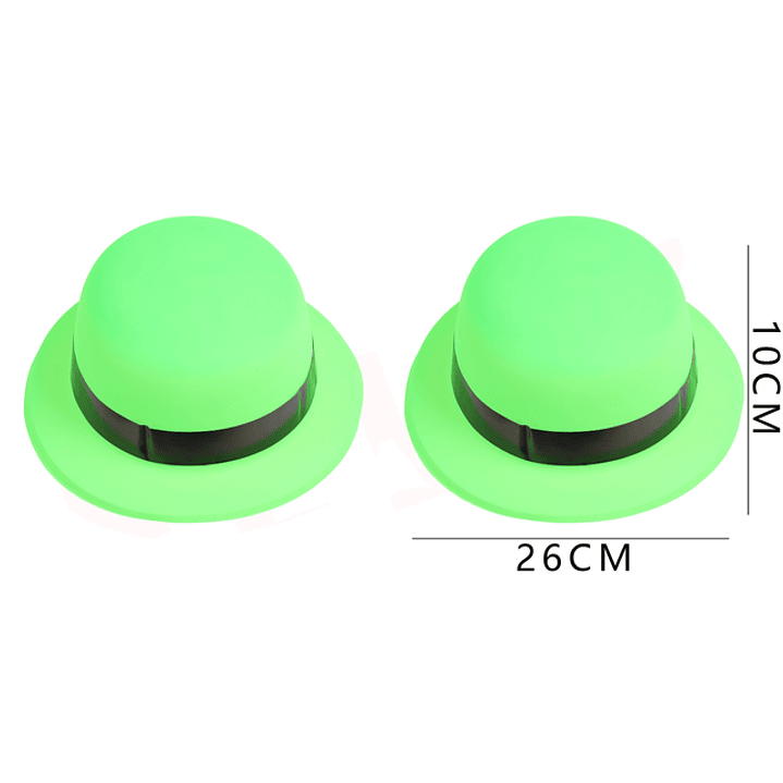 Gorro Fluor Verde 26X10Cm 1