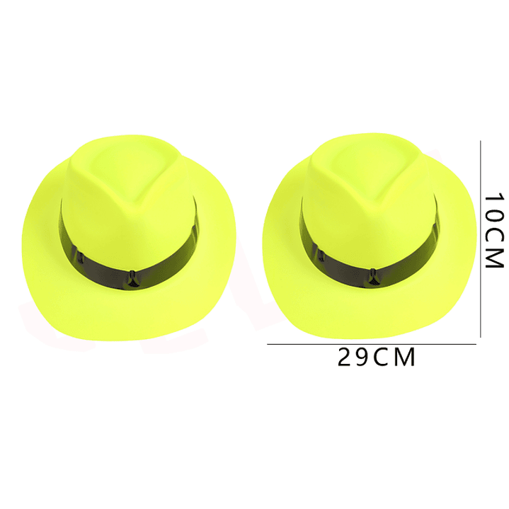 Gorro Fluor Amarillo 29X10Cm 1