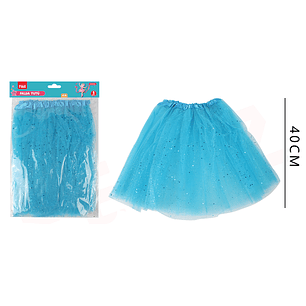 Falda Tutu Celeste 40Cm