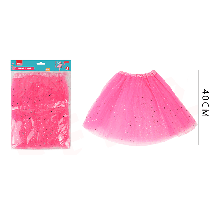 Falda Tutu Fucsia 40Cm 1