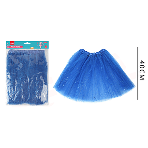 Falda Tutu Azul 40Cm