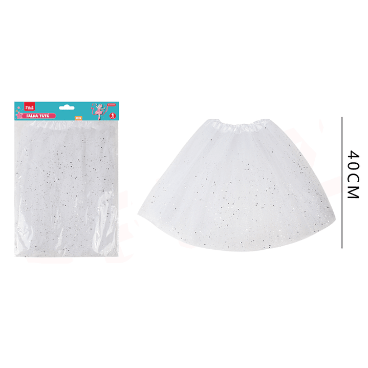 Falda Tutu Blanco 40Cm 1