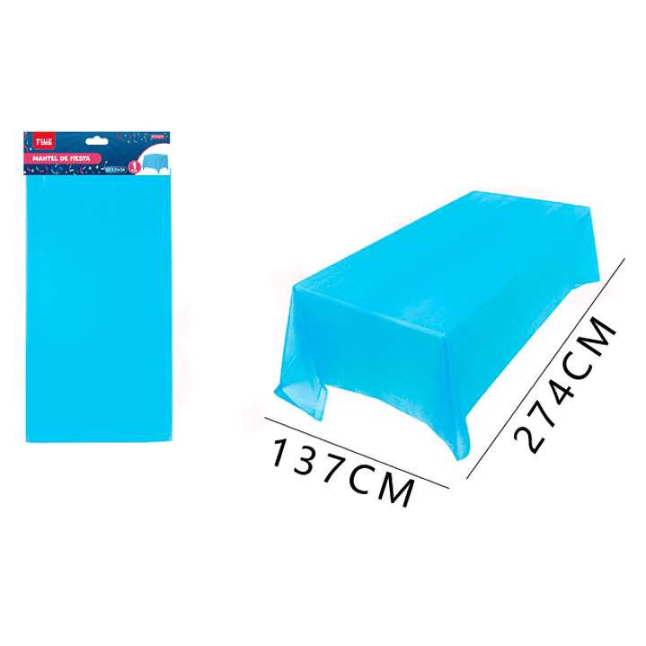 Mantel Celeste 137X274Cm 1