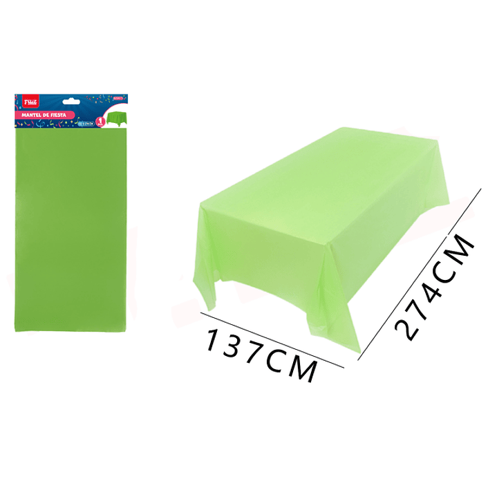 Mantel Verde 137X274Cm 1