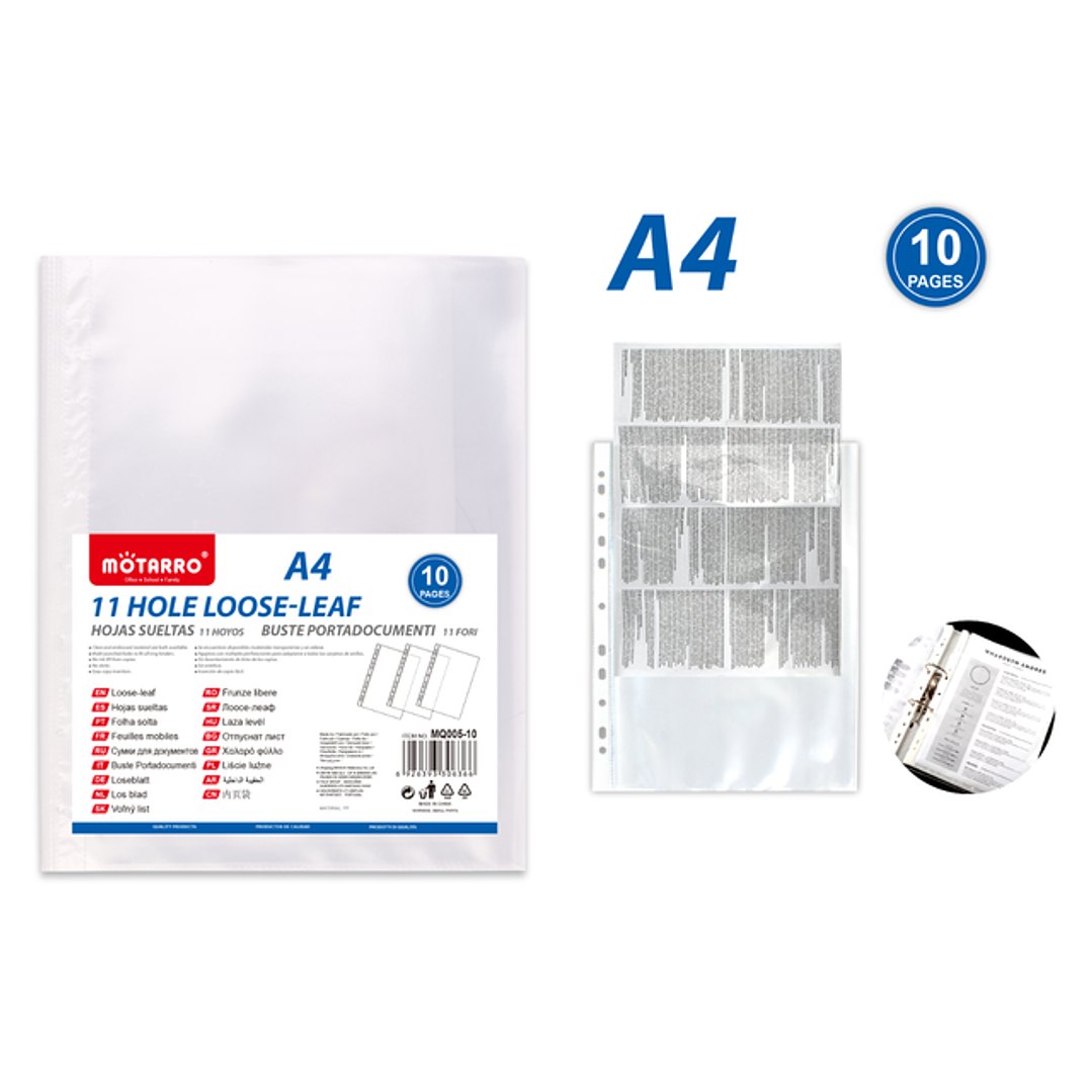 Fundas De Hojas A4 1