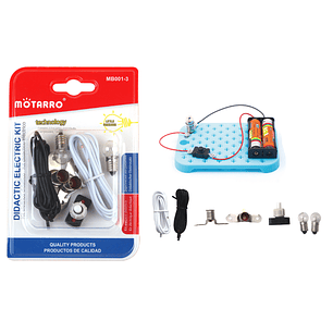 Set Circuito Electrico Con Motor Escolar