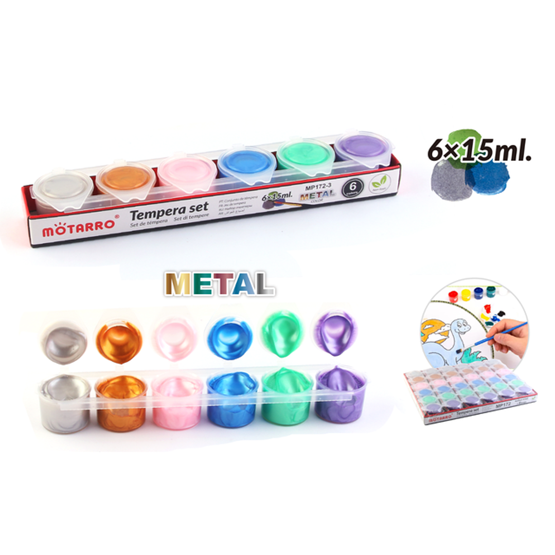 Pintura Aguada Color Metalico 15ml 1