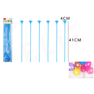 Varilla De Globo Azul 4X41Cm