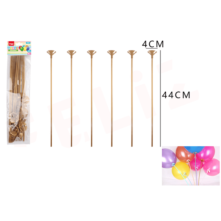 Varilla De Globo Dorado 44X4Cm 1