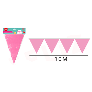 Banderin Rosado 10M