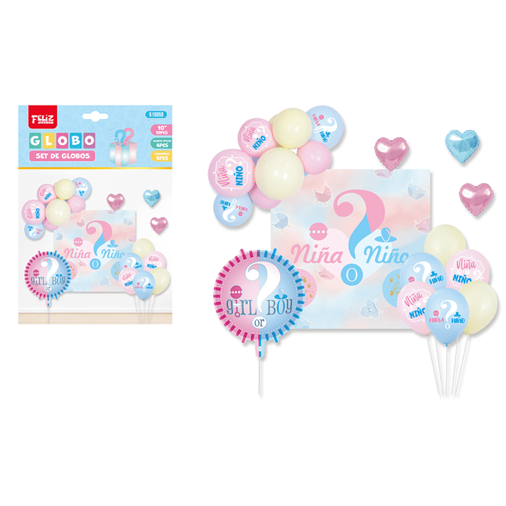Set De Globos Baby Shower 1