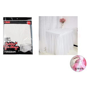 Faldon De Mesa Blanco 426X73Cm