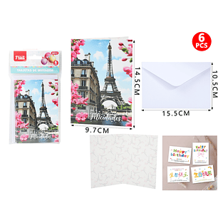 Set De Tarjeta Invitación Felicidades