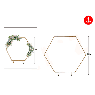 Soporte Para Globos Hexagono 1.8X1.8M