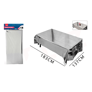 Mantel Plateado 137X183Cm