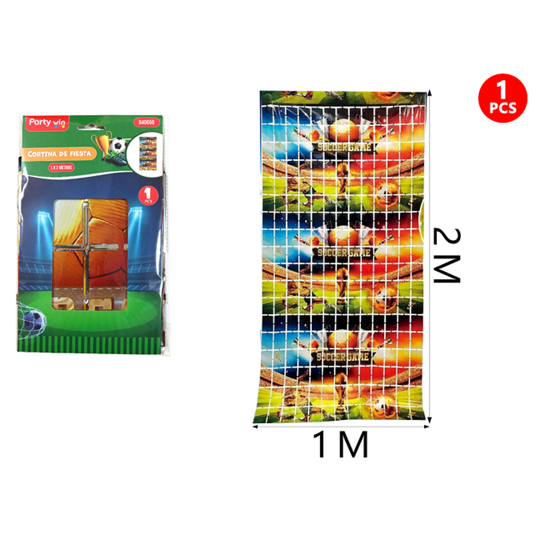 Cortina Futbol 1x2M 1