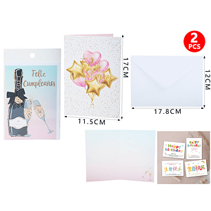 Tarjeta De Regalo F.Cumple Champan