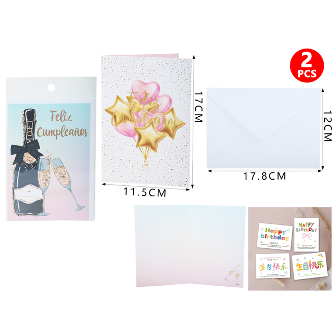 Tarjeta De Regalo F.Cumple Champan 1