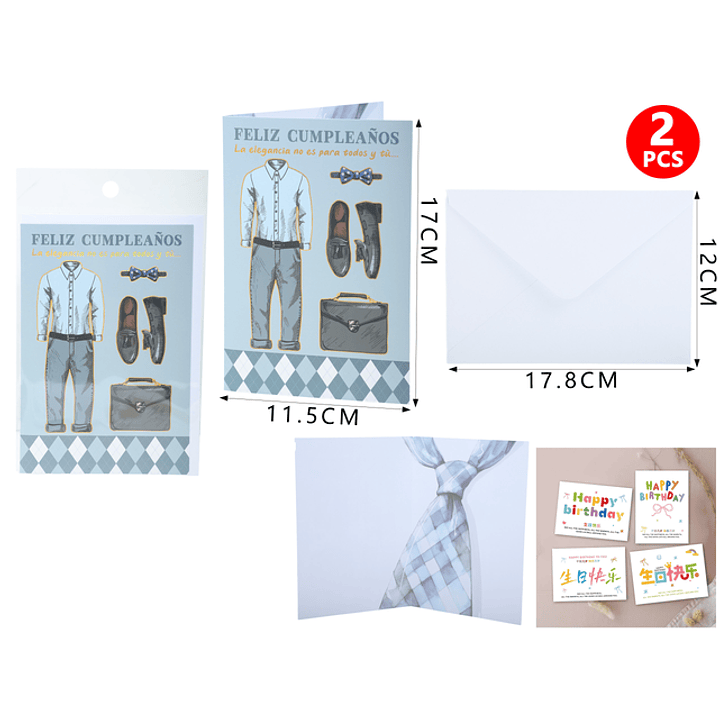 Tarjeta De Regalo F.Cumple Hombre 1