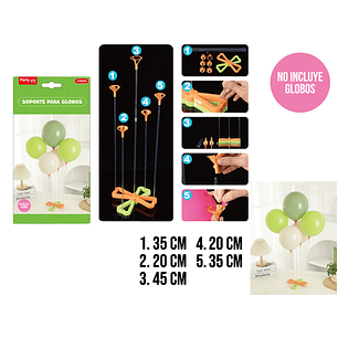 Soporte Para Globos Verde