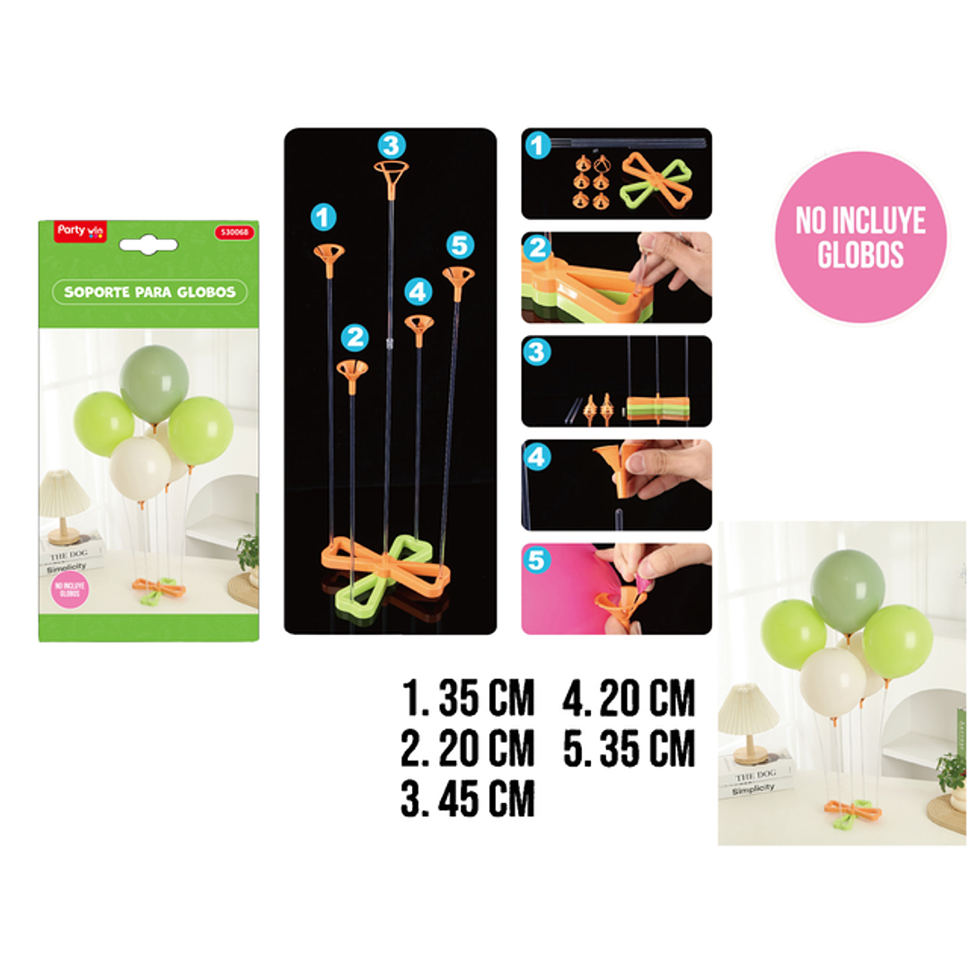 Soporte Para Globos Verde 1