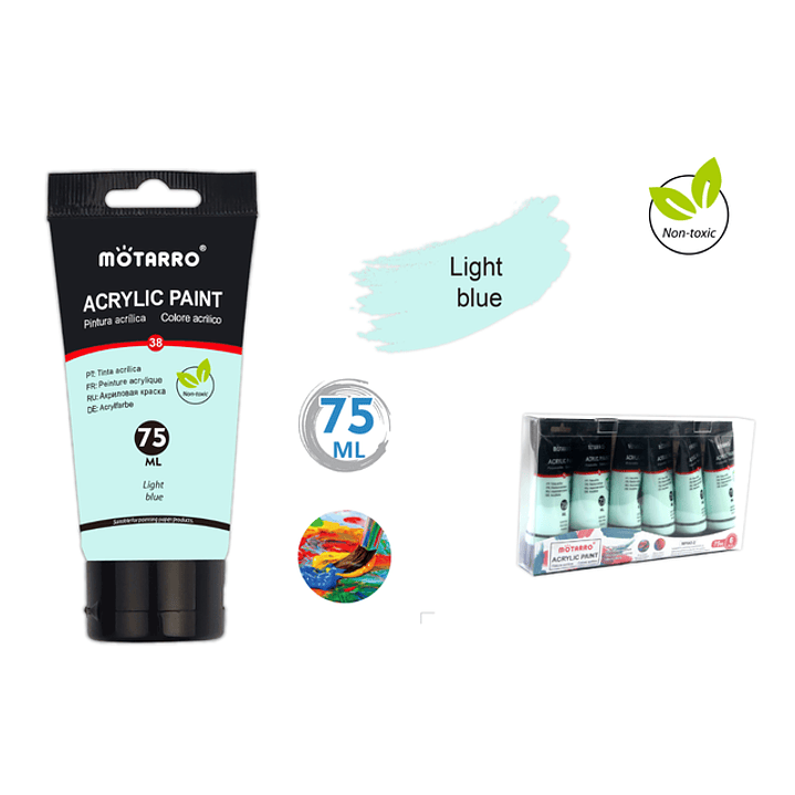 Pintura Azul Pastel 75Ml 1