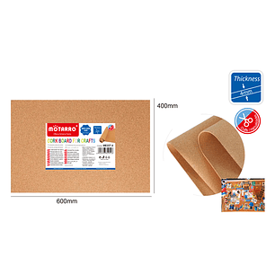 Tablero De Corcho 40X60Cm