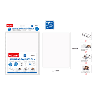 Pelicula De Laminacion 21.6X27.9Cm