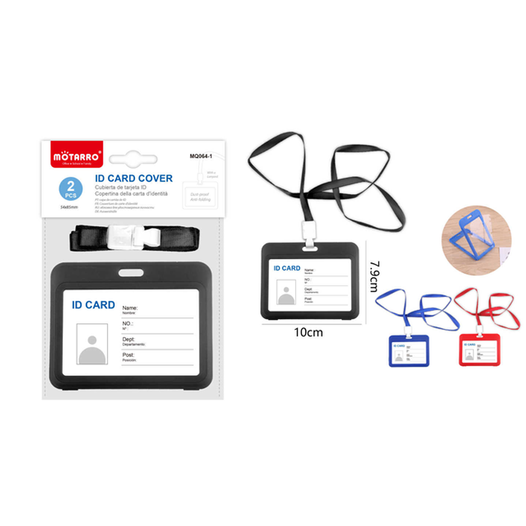 Porta Credencial Horizontal 5.4X8.5Cm 1