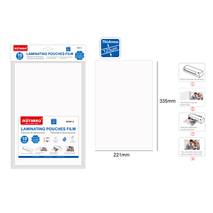 Pelicula De Laminacion 21.6X33Cm