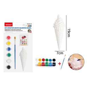 Set Para Pintar Escultura Vinilo Helado