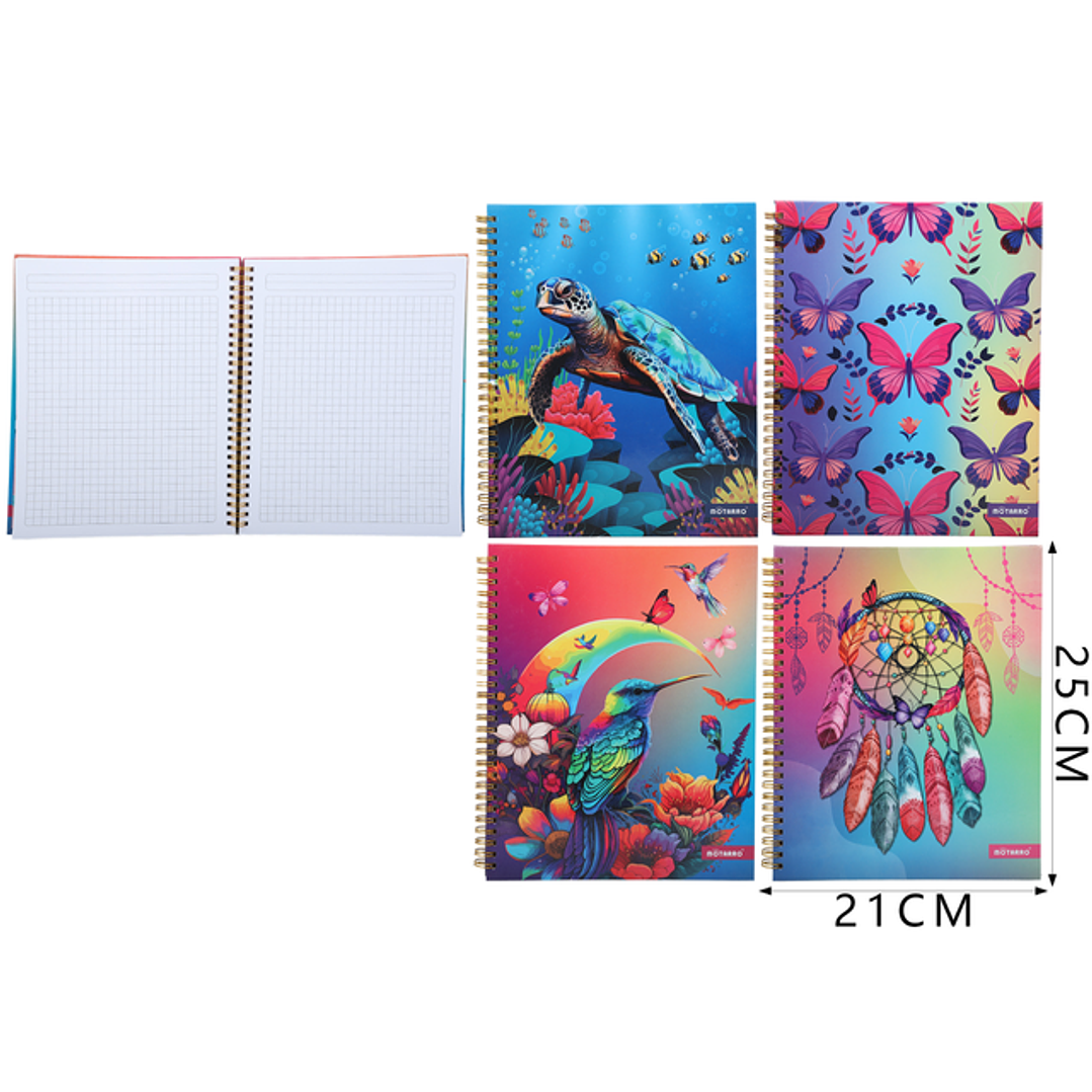 Cuaderno Matematica Motarro Animales 25X21Cm 1