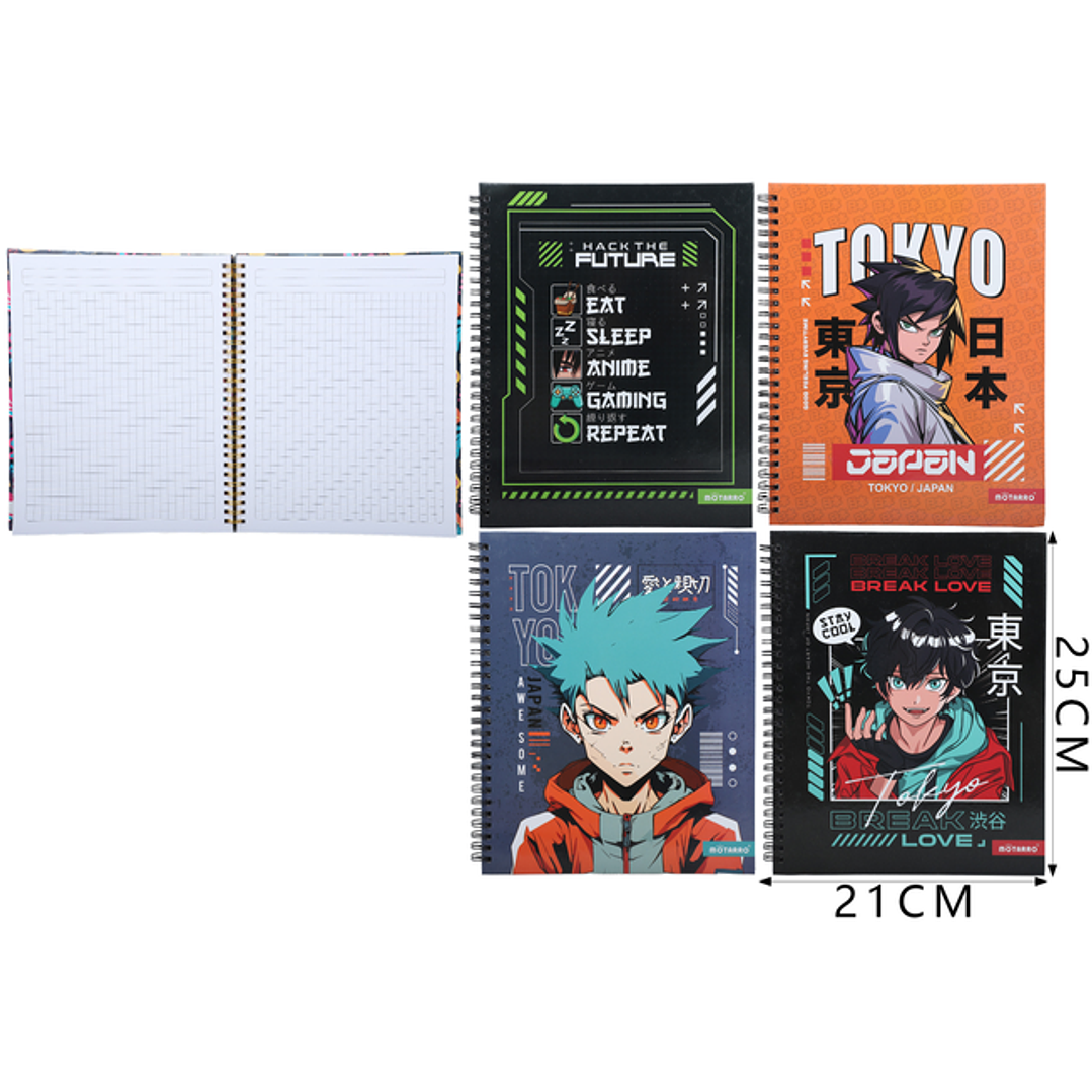 Cuaderno Matematica Motarro Tokyo 25X21Cm 1
