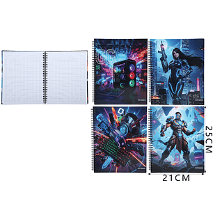 Cuaderno Matematica Motarro Futurista 25X21Cm