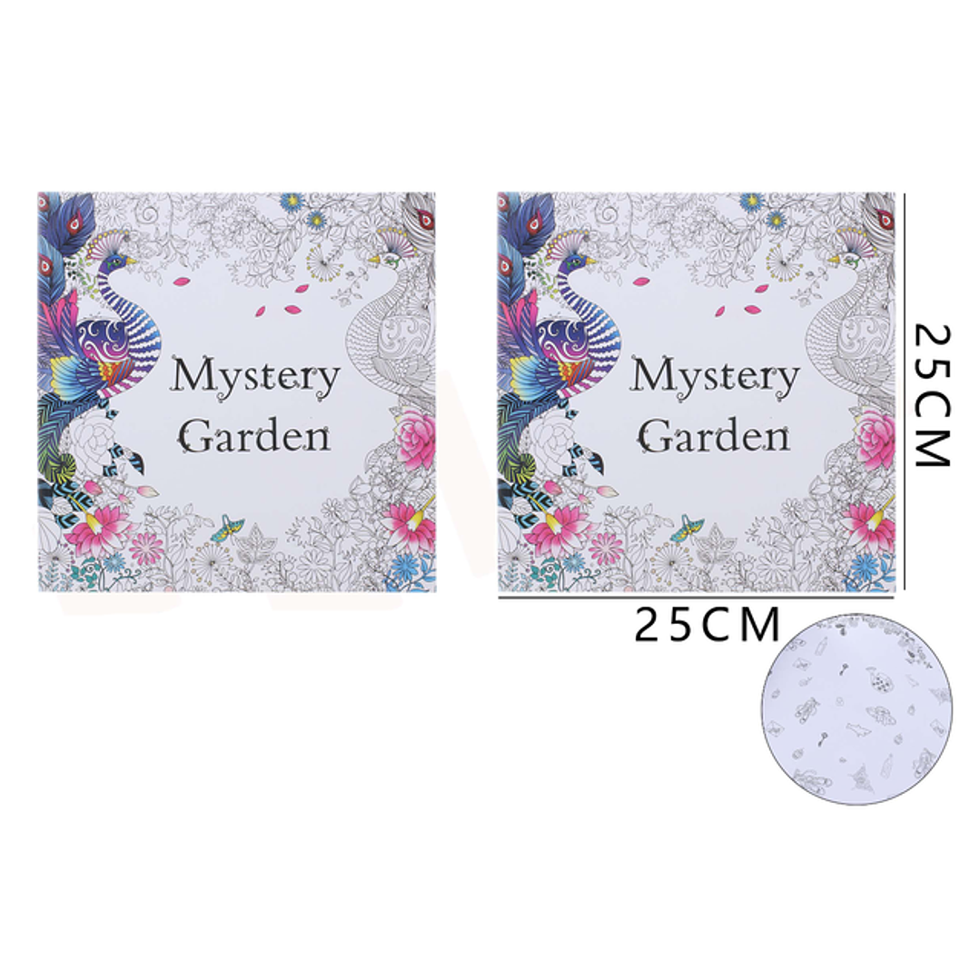 Libro Mandala Para Pintar 96 Paginas 25X25Cm 1