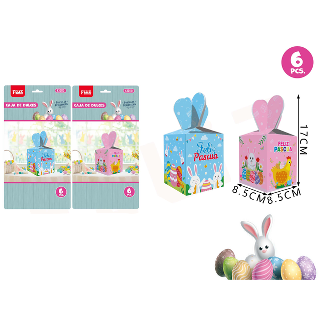 Caja Para Dulces De Pascua 6Pcs 1