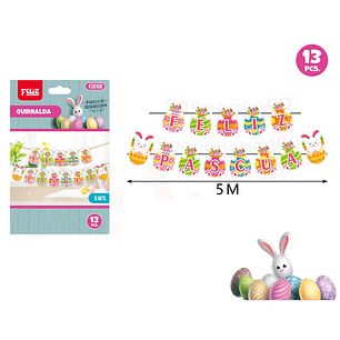 Guirnalda De Pascua 5M 13Pcs