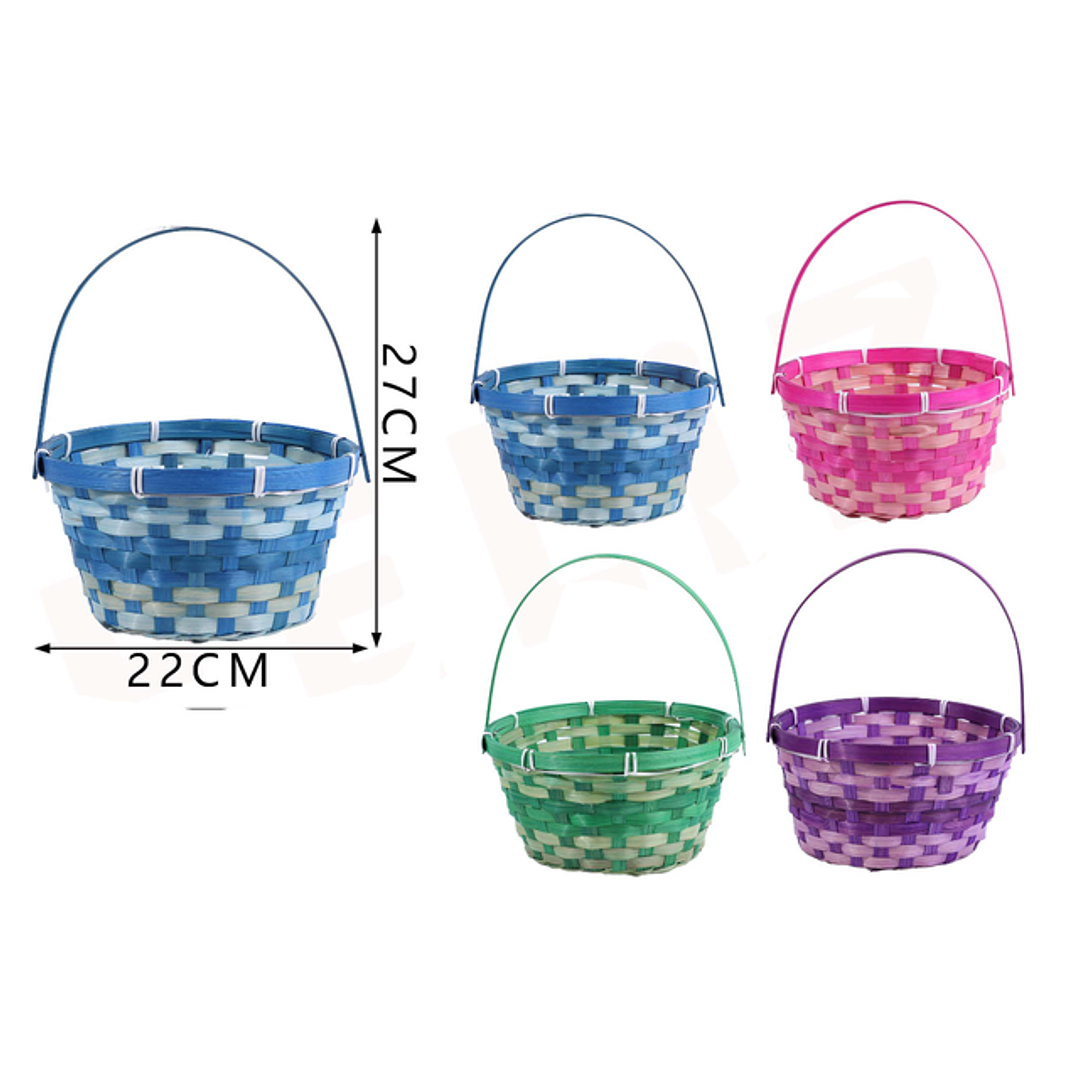 Canasto De Pascua 22X11 Multicolor 1