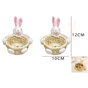 Canasto De Pascua 10X12Cm