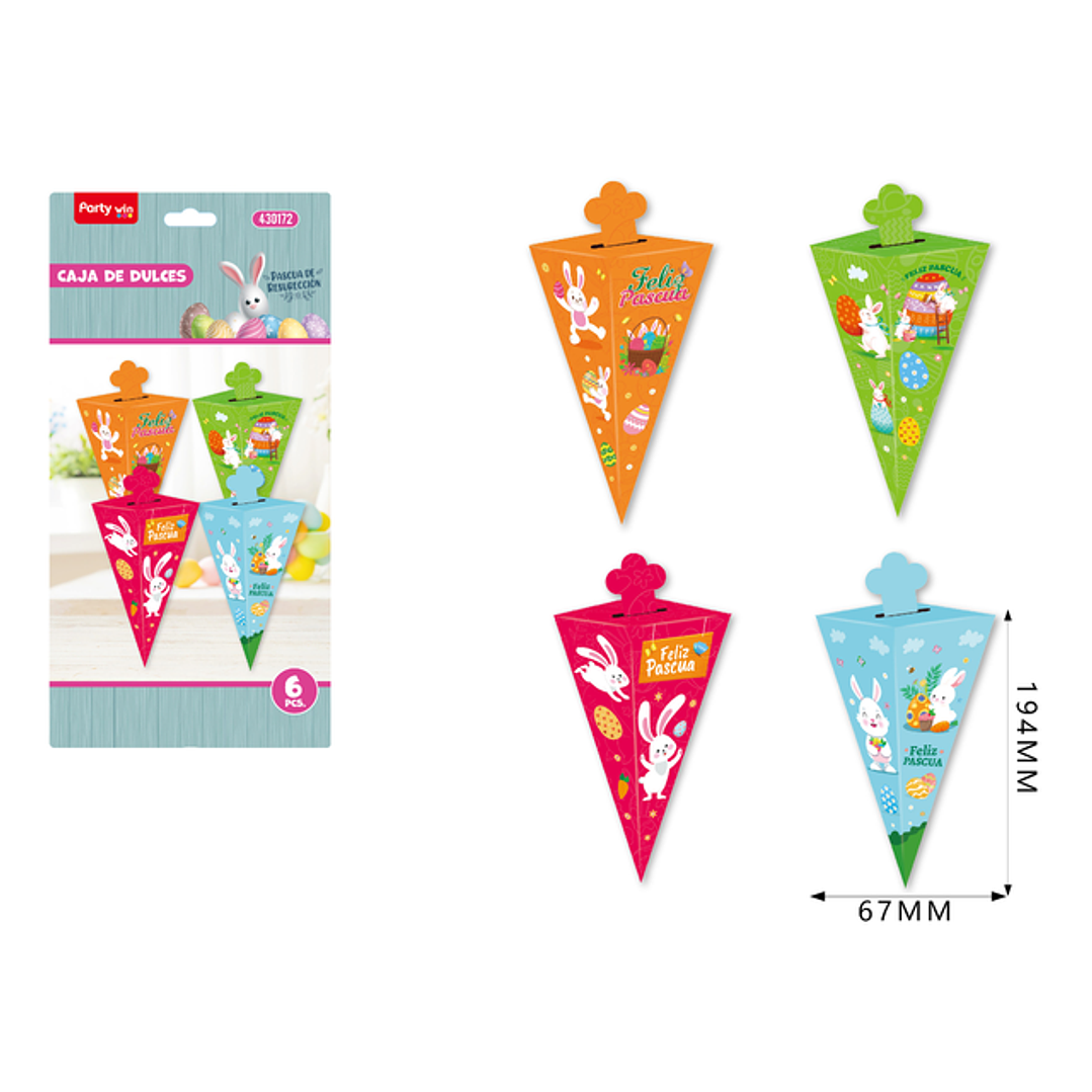 Caja Para Dulces De Pascua 6Pcs 1