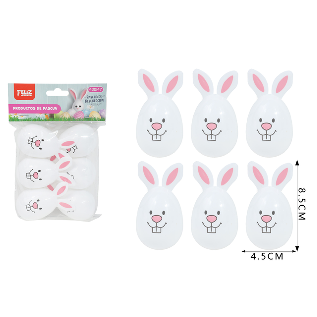 Set De Conejitos Para Pascua 6Pcs 1