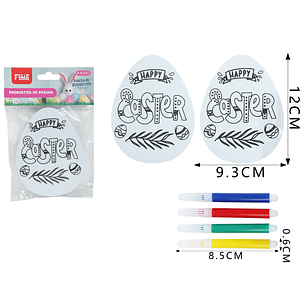 Conjunto De Colorear Para Pascua