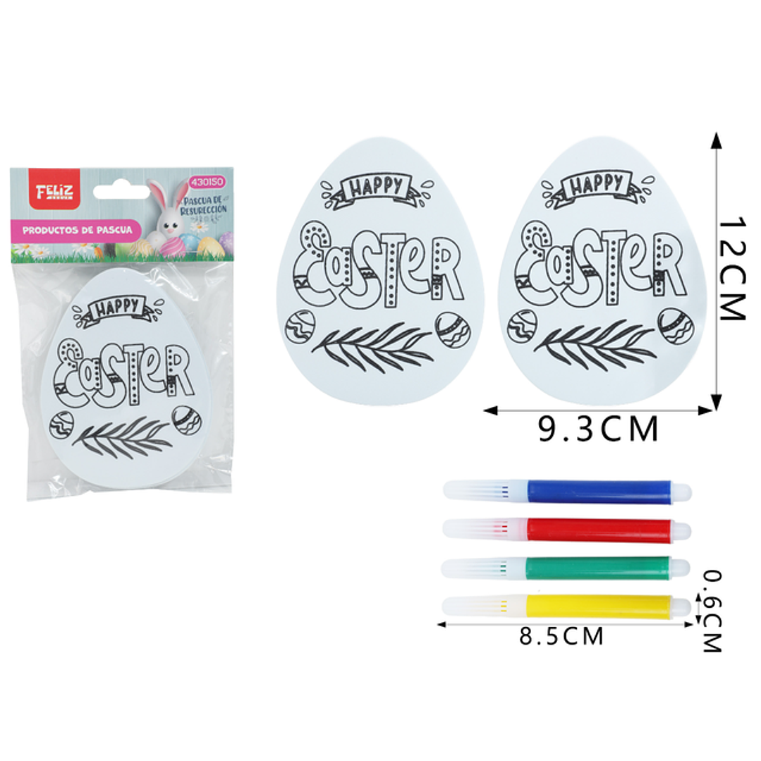 Conjunto De Colorear Para Pascua 1