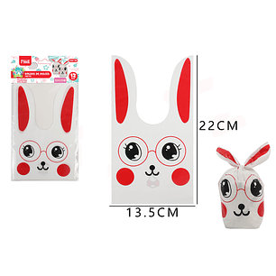 Bolsas De Conejo 13.5X22Cm 12Pcs